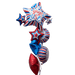 Patriotic USA Star Cluster Bouquet - Zurchers