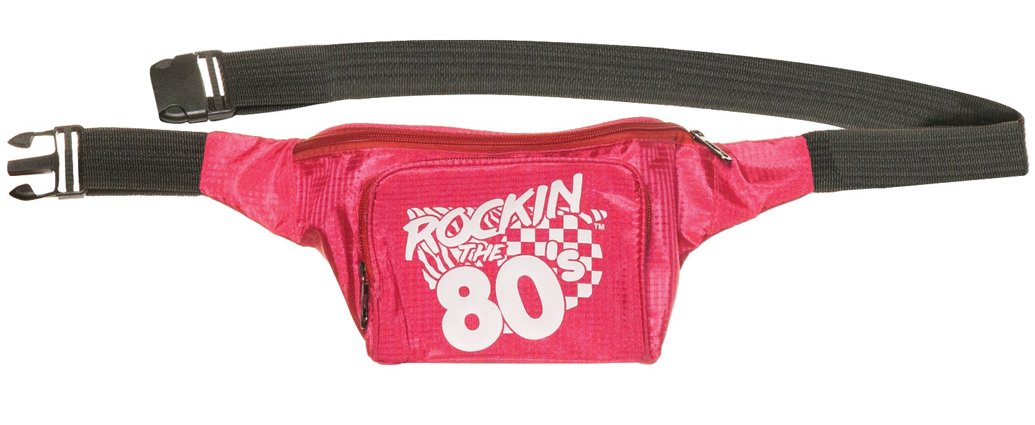 Product photo of the Pink 80S Funny Pack, shown against a plain background — a costume for Halloween and dress-up.