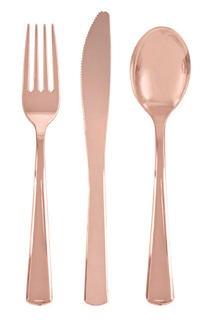 Rose Gold Assorted Cutlery | 18ct