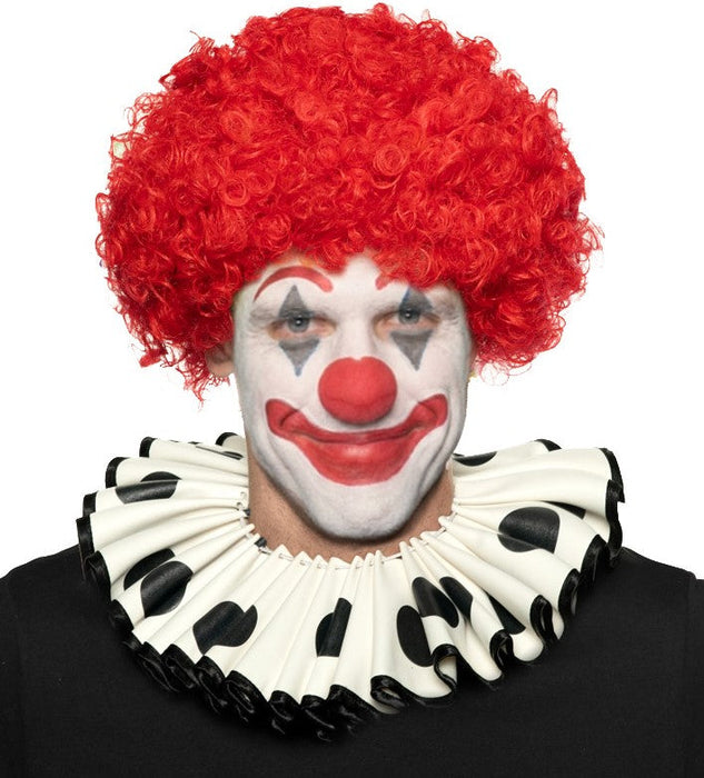 Product photo of the Red Clown Afro, shown against a plain background — a costume accessory for Halloween and dress-up.