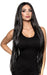 Product photo of the Black XL Straight Wig, shown against a plain background — a costume accessory for Halloween and dress-up.