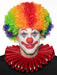 Product photo of the Red/White Clown Collar, shown against a plain background — a costume accessory for Halloween and dress-up.