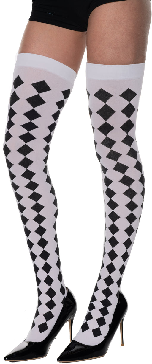 Harlequin Thigh High Stockings | 1ct
