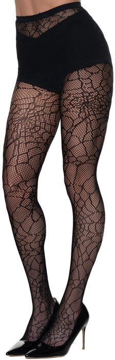 Product photo of the Spiderweb Pantyhose, shown against a plain background — a costume accessory for Halloween and dress-up.