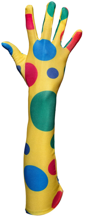 Product photo of the Clown Gloves, shown against a plain background — a costume accessory for Halloween and dress-up.