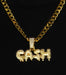 Product photo of the Cash Necklace, shown against a plain background — a costume accessory for Halloween and dress-up.