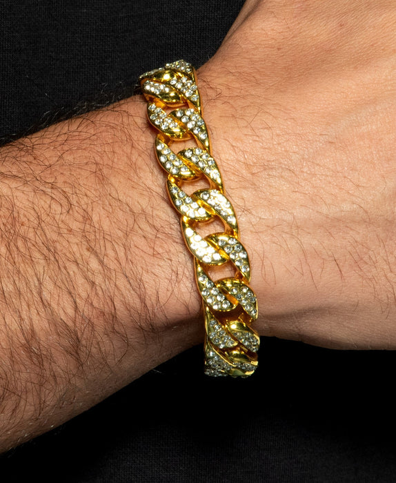 Product photo of the Gold Cabin Bracelet, shown against a plain background — a costume accessory for Halloween and dress-up.