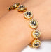 Product photo of the Gold Color Stones Bracelet, shown against a plain background — a costume accessory for Halloween and dress-up.