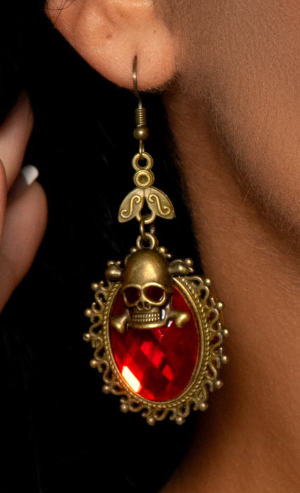 Product photo of the Pirate Earrings, shown against a plain background — a costume accessory for Halloween and dress-up.