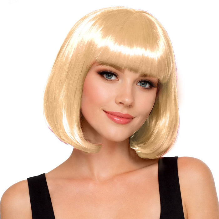 Product photo of the Blonde Bob Wig, shown against a plain background — a costume accessory for Halloween and dress-up.
