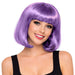 Product photo of the Lavender Bob Wig, shown against a plain background — a costume accessory for Halloween and dress-up.
