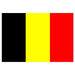 Belgium Flag with Stick | 4" x 6"