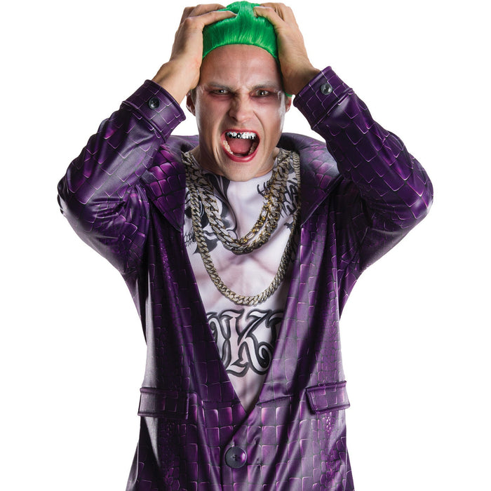 Teeth Joker Suicide Squad shown against a plain white background — a Halloween costume accessory.