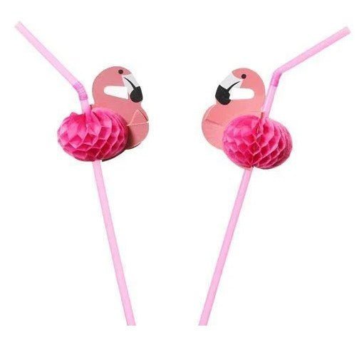 Flamingo Straws | 12ct