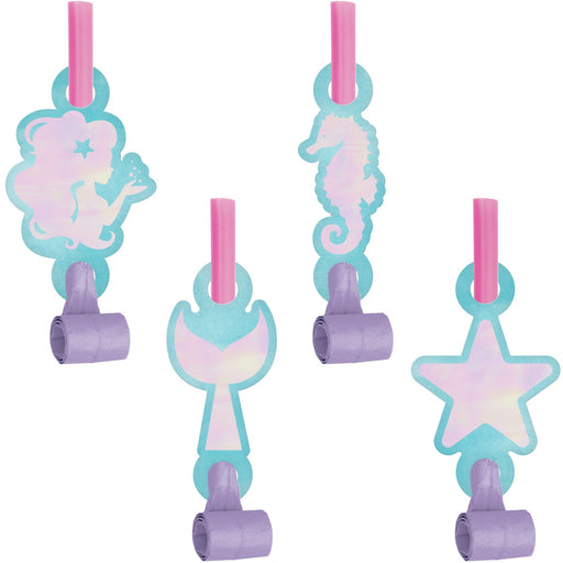 Mermaid Shine Blowout Noisemakers | 8ct