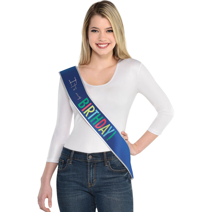 Modern Birthday Deluxe Sash | 1 ct