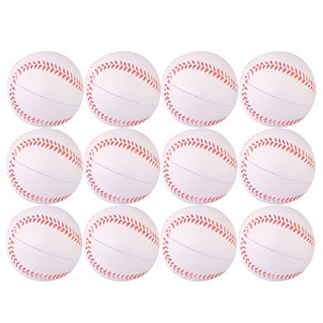 Mini Foam Baseballs | 12ct