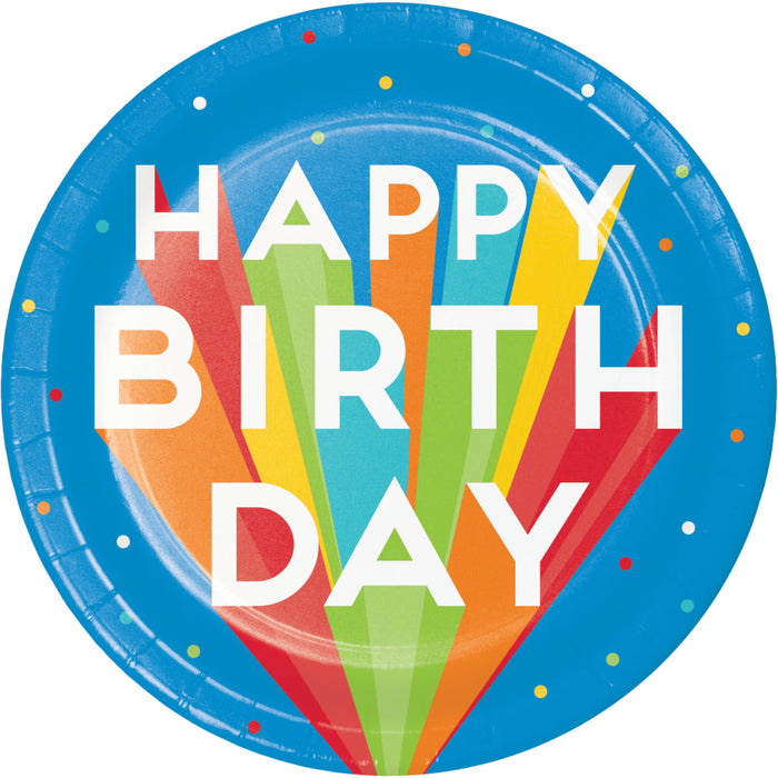 9in Plate Big Birthday Bash - Party Supplies