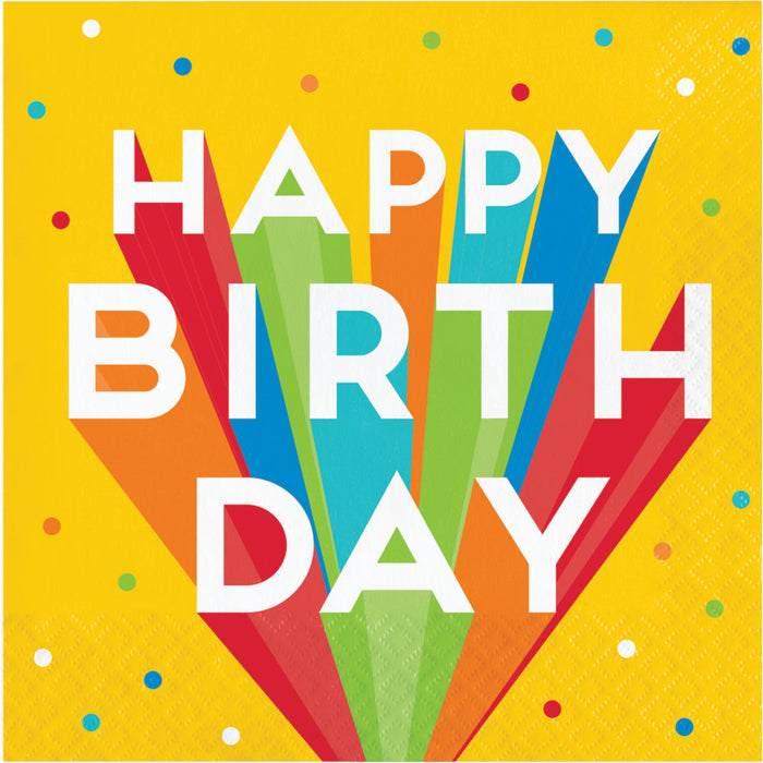 Luncheon Napkin Big Birthday Bash - Party Supplies
