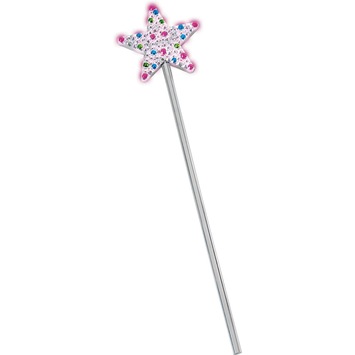 Glinda Wand LtUp shown against a plain white background — a Halloween costume accessory.