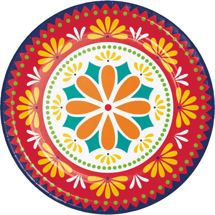 7in Round Plate Fiesta Pottery - Party Supplies