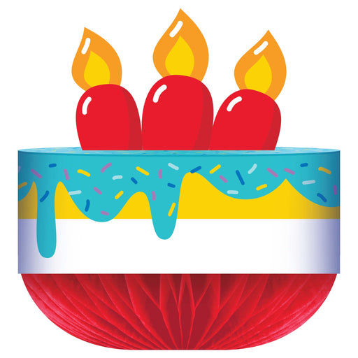 Centerpiece Honeycomb Bubbly Birthday | 1ct
