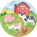 9in Plate Farm Animal - Party Supplies