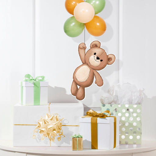 Teddy Bear Hanging Decoration W/ Latex  | 1ct