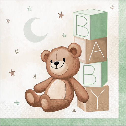 Teddy Bear Luncheon Napkins | 16ct