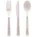 24ct Silver Hammered Cutlery Box Assorted - Party Supplies