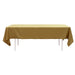 Product photo of Value Rectangle Polyester Table Cover 60" x 102" - Gold — a Portofino party product shown on a plain background.
