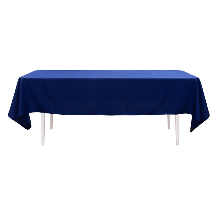 Product photo of Value Rectangle Polyester Table Cover 60" x 102" - Royal Blue — a Portofino party product shown on a plain background.