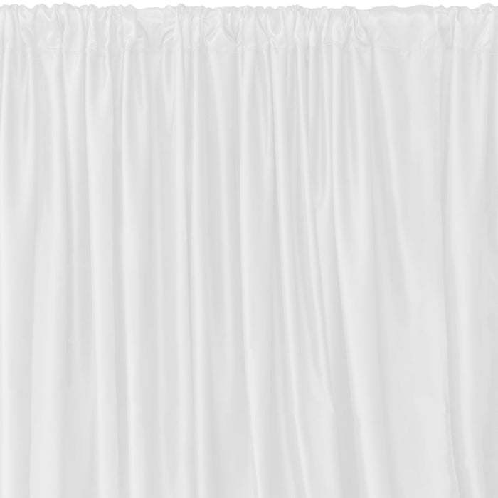 Product photo of Satin Backdrop 10ft x 10ft - White — a Portofino party product shown on a plain background.