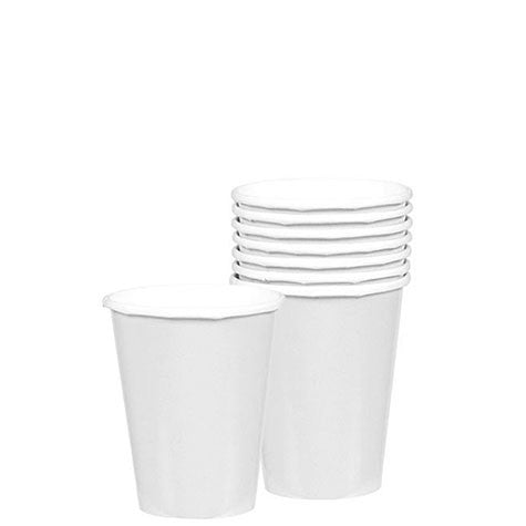 Frosty White Paper Cups 9oz | 20ct