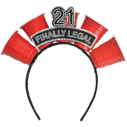 Finally 21 Shot Glass Headband | 1ct