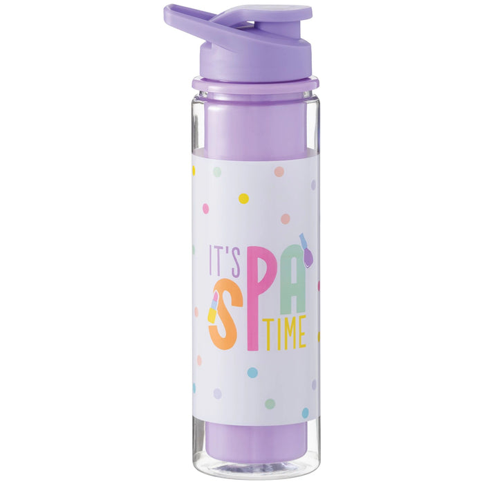 Spa Party Plastic Water Bottle 12 oz. | 1ct