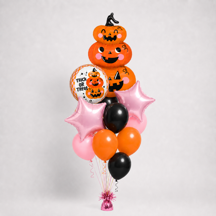 Pink Pumpkin Stack Bouquet | 14pc