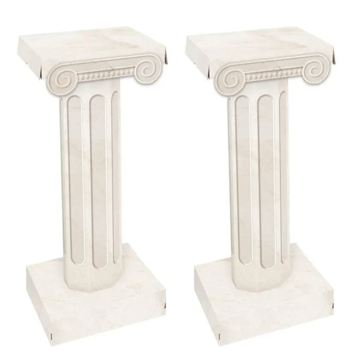 3D Cardboard Italian Column Props 33 3/4" | 2ct - Zurchers