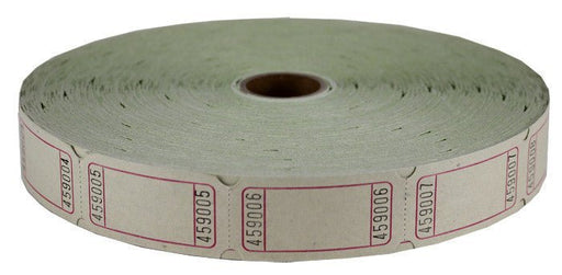 Green Single Ticket Roll | 2000 ct
