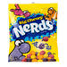 Nerds Big Chewy: chewy fruit candy. Sold in a 6 oz clear plastic peg bag that hangs from a printed header card, with the candy visible inside.