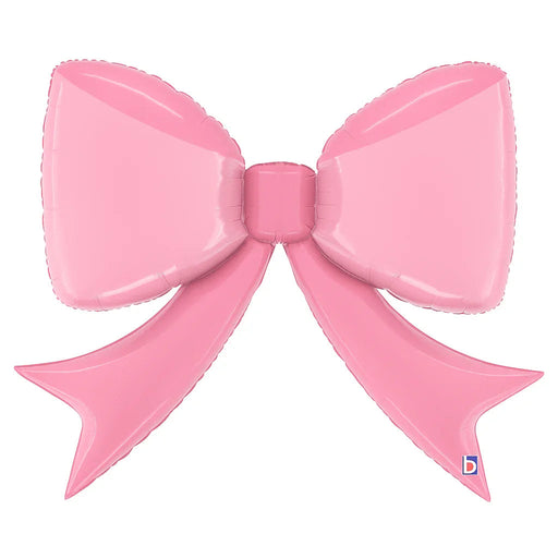 Pretty Pink Bow Supershape Mylar 41" | 1ct