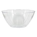 A clear 5 Quart 11-inch diameter Plastic Bowl.