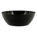 A black 10 quart 14.5 inch diameter Plastic Bowl.