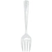 A clear 9.5-inch Plastic Serving Fork. Forks come in a two pack.