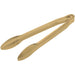 A gold pair of 12 Inch Plastic Tongs.