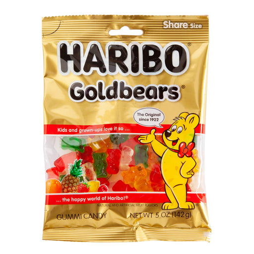Haribo Goldbears Gummi Candy 5 oz Peg Bag | 1ct