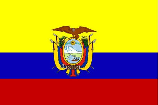 Ecuador Flag with Stick | 4" x 6"