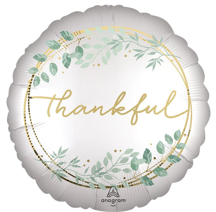 Thanksgiving Simply Thankful Mylar Balloon 18" | 1 ct