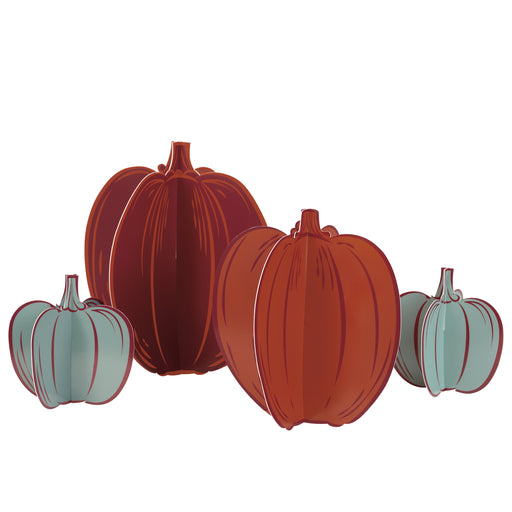 4 Thanksgiving Elegant Pumpkin Centerpieces.