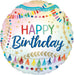 Birthday Streamers Mylar Balloon, 18"